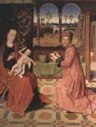 Dieric Bouts Saint Luke Drawing the Virgin and Child Spain oil painting artist